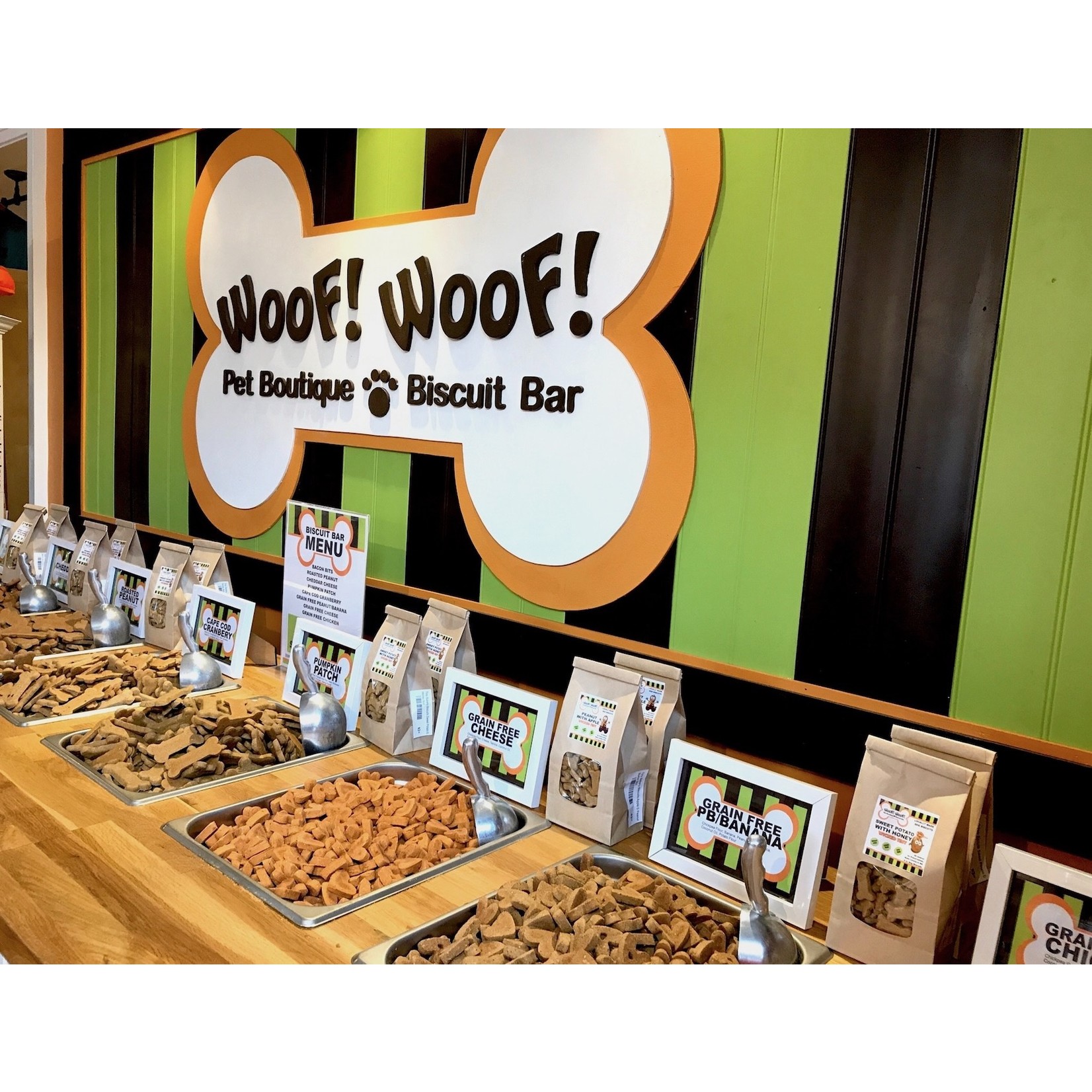 WOOF Biscuits Bacon Lg
