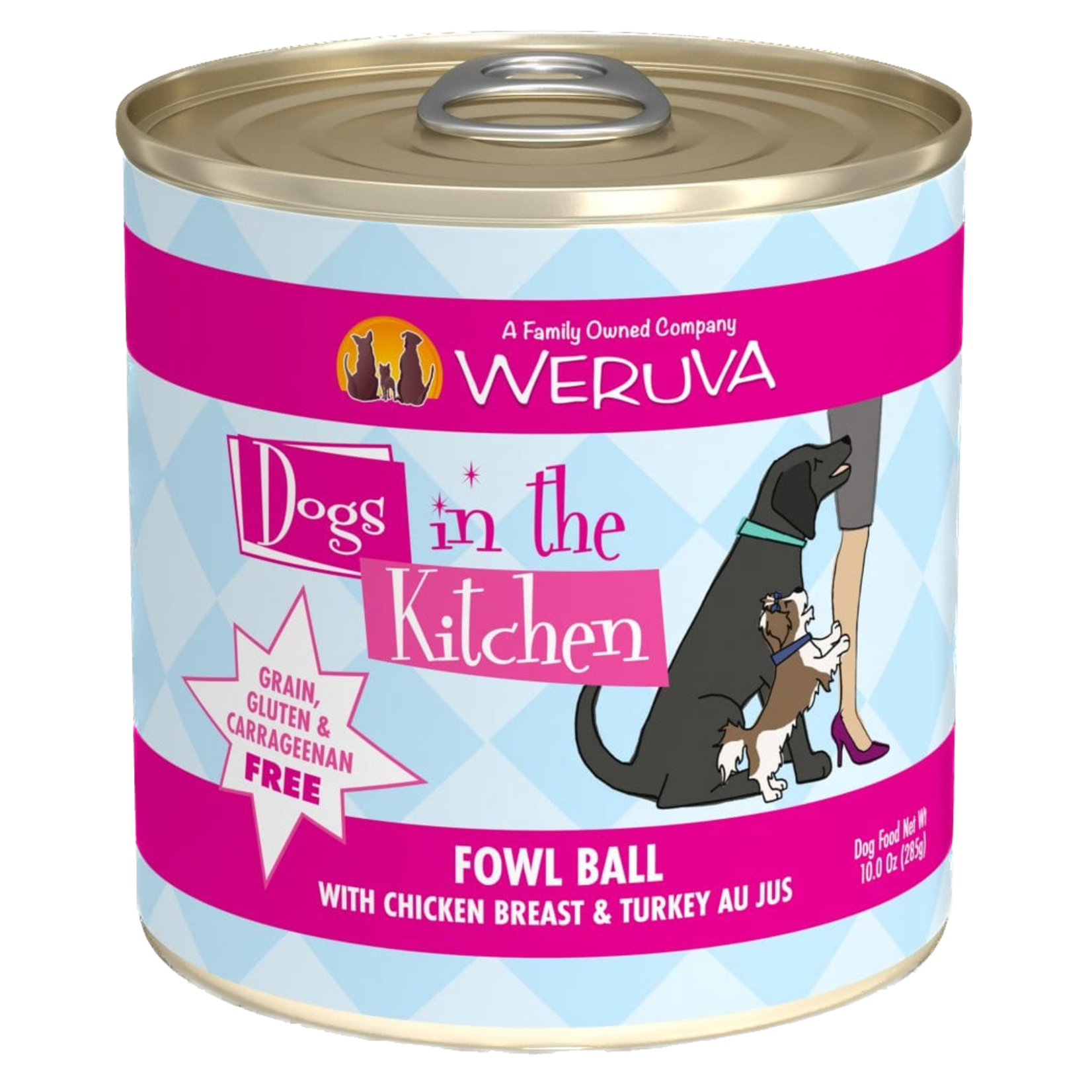 Weruva Dogs in the Kitchen Can Fowl Ball 10oz