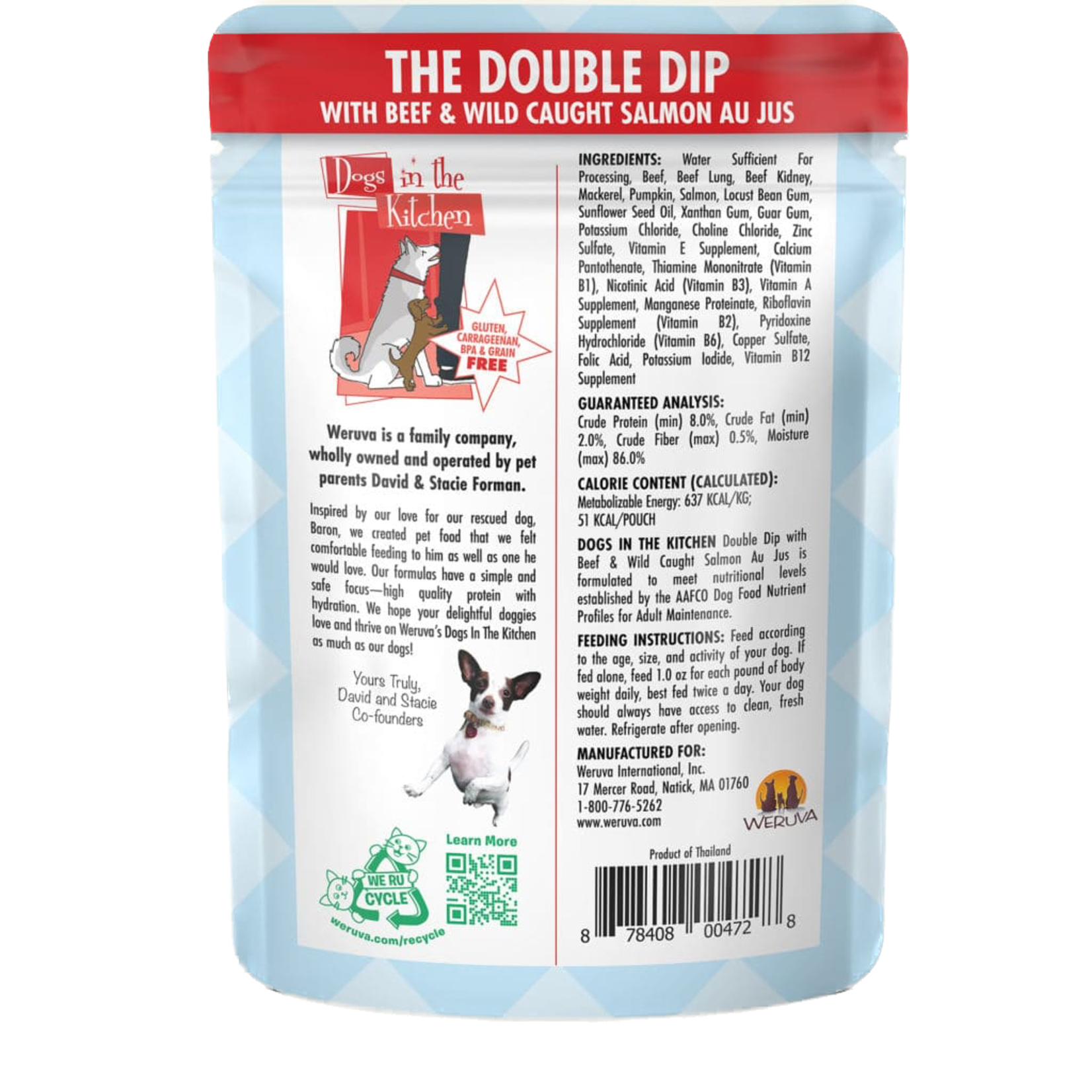 Weruva Dogs In The Kitchen Pouch The Double Dip 2.8oz
