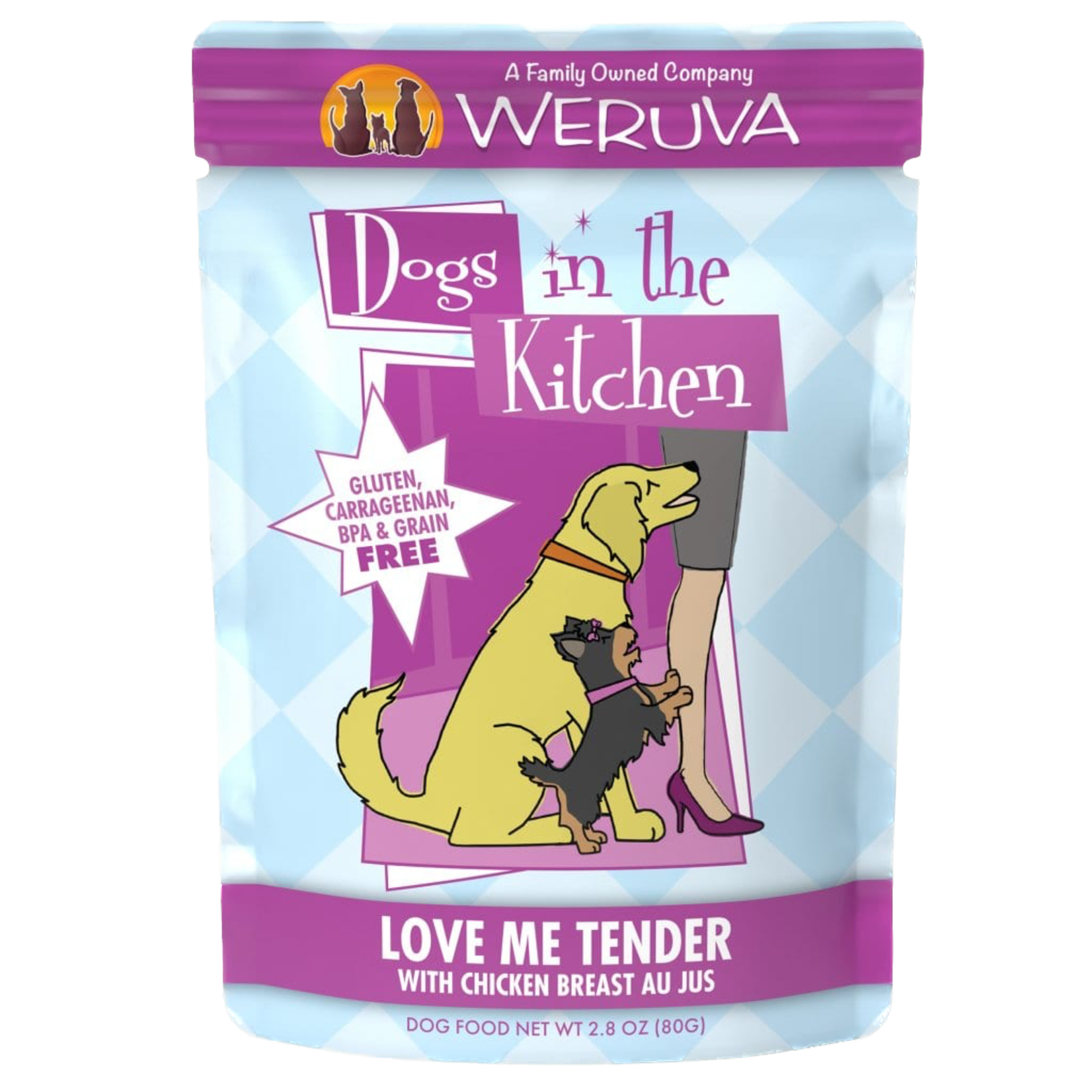 Weruva Dogs In The Kitchen Pouch Love Me Tender 2.8oz