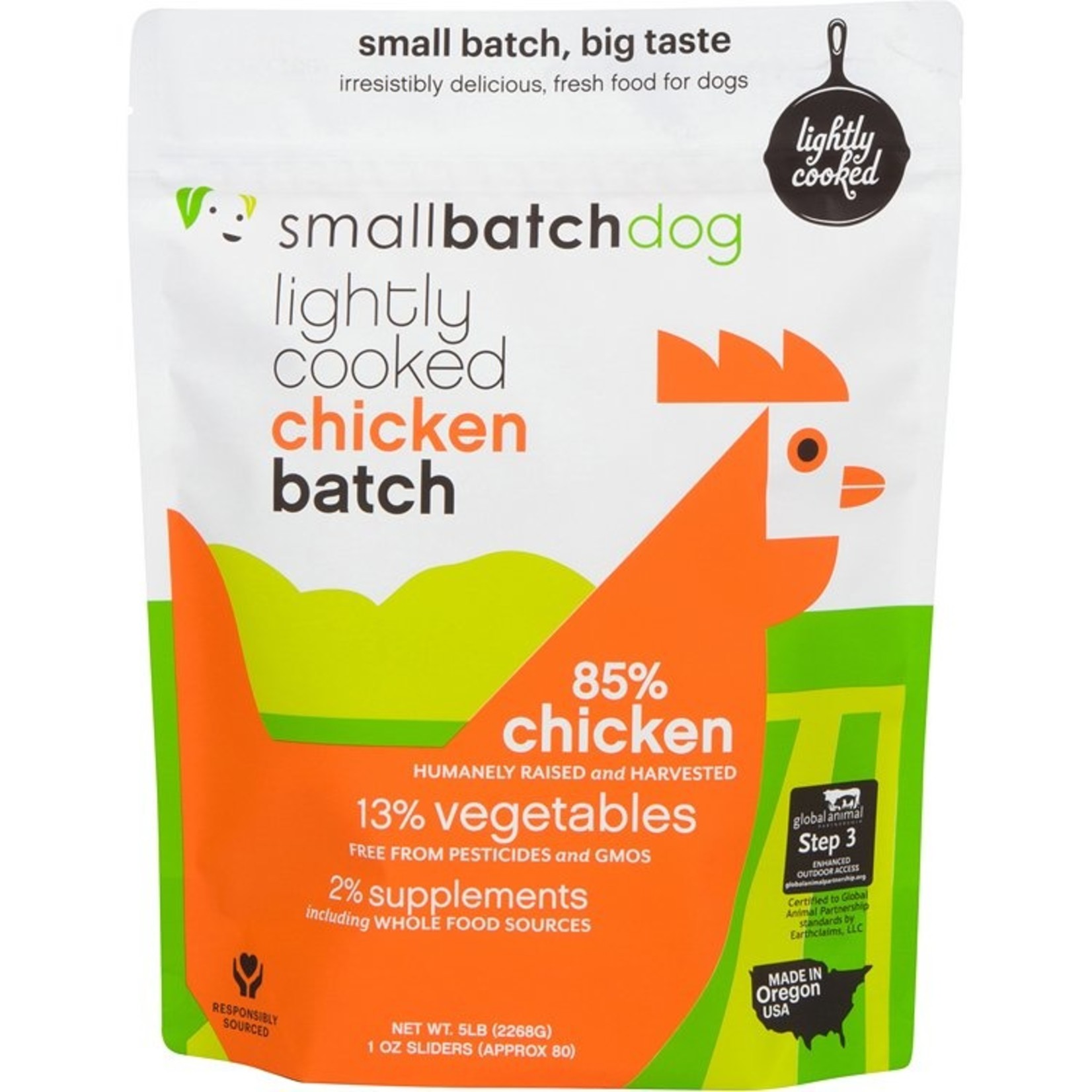 Smallbatch Smallbatch Dog Lightly Cooked Chicken 5lb