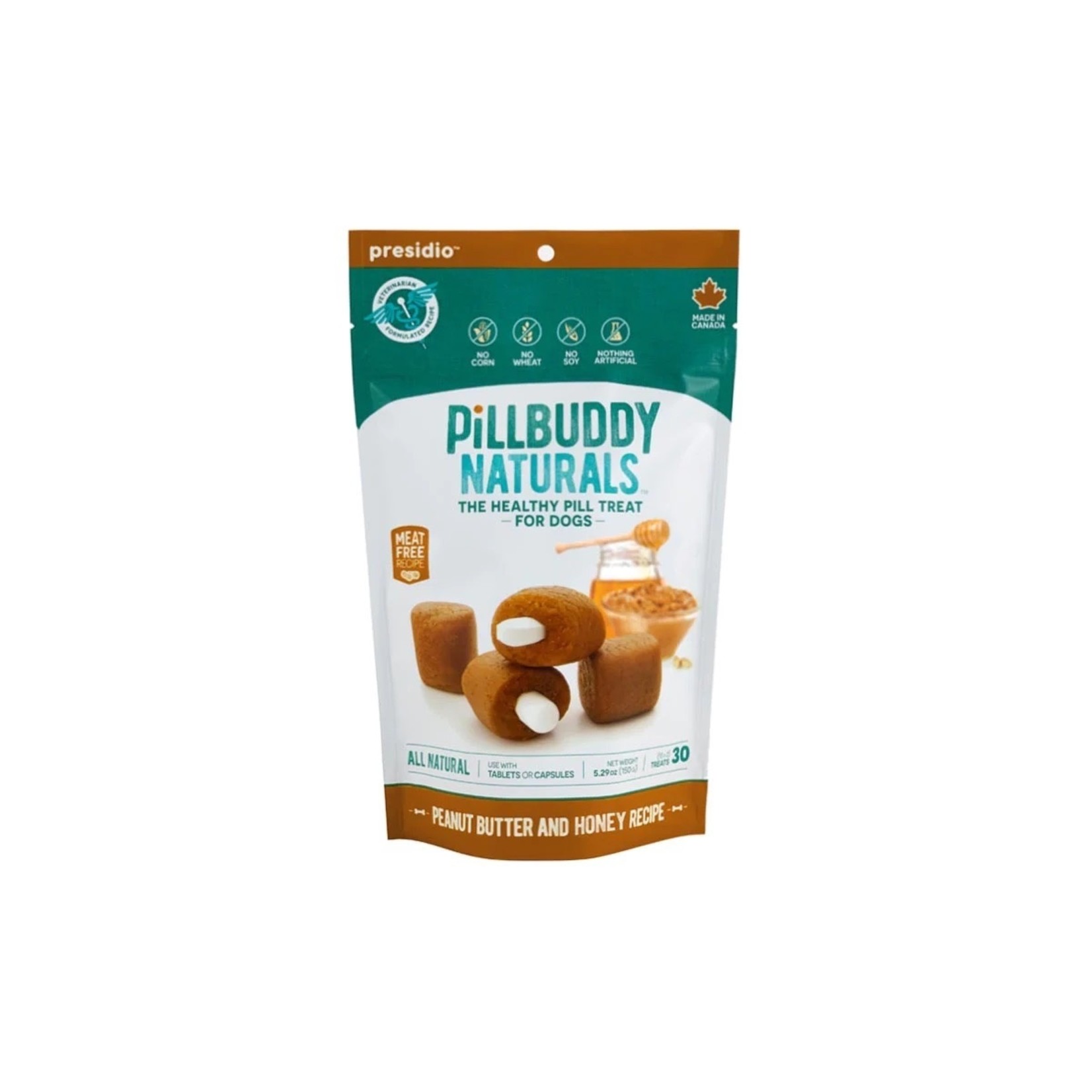 Pill Buddy Naturals Peanut Butter & Honey 30ct