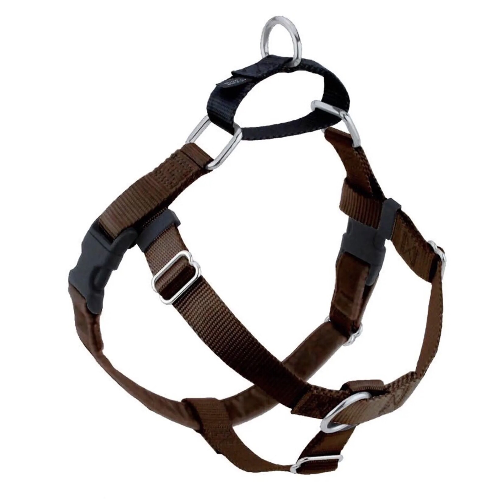 2 Hounds Designs Freedom No-Pull Harness Brown
