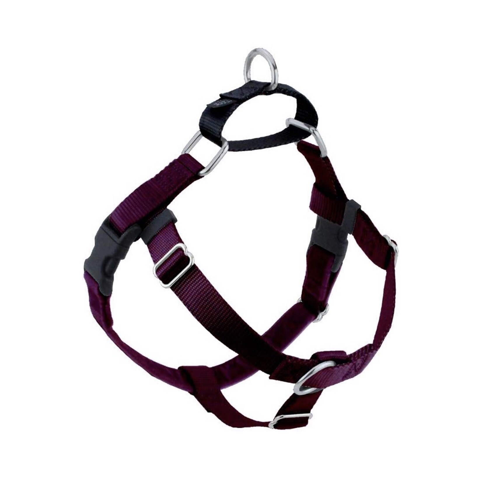 2 Hounds Designs Freedom No-Pull Harness Burgundy