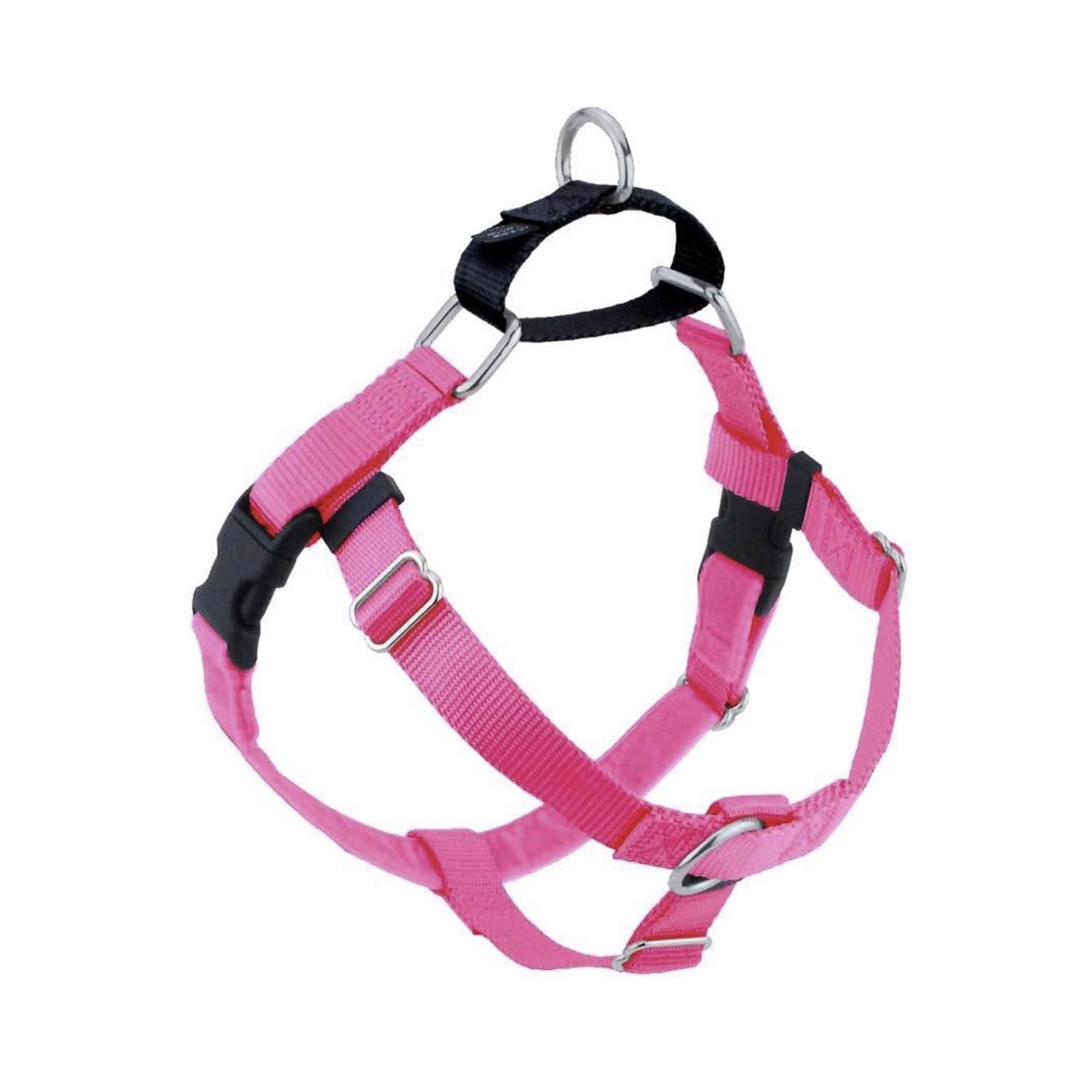 2 Hounds Designs Freedom No-Pull Harness Hot Pink