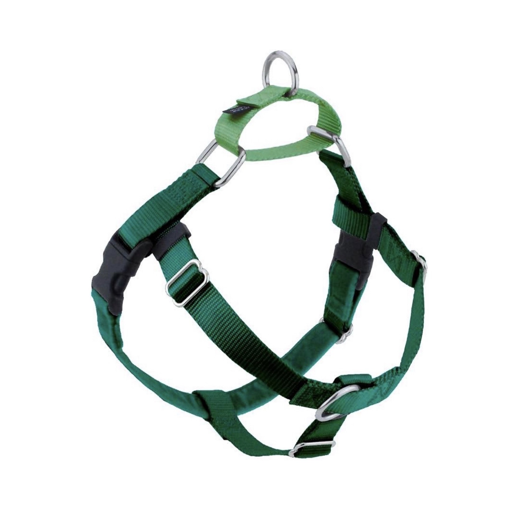 2 Hounds Designs Freedom No-Pull Harness Kelly Green