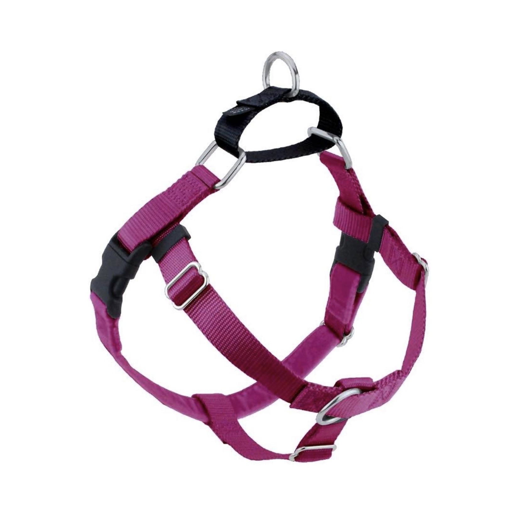 2 Hounds Designs Freedom No-Pull Harness Raspberry