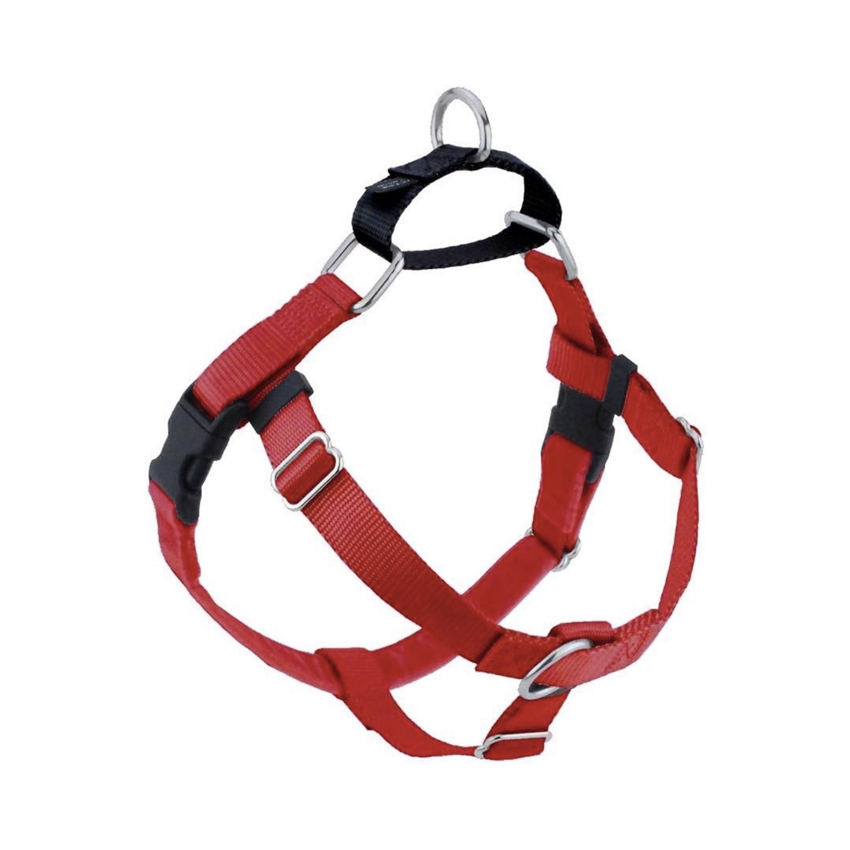 2 Hounds Designs Freedom No-Pull Harness Red