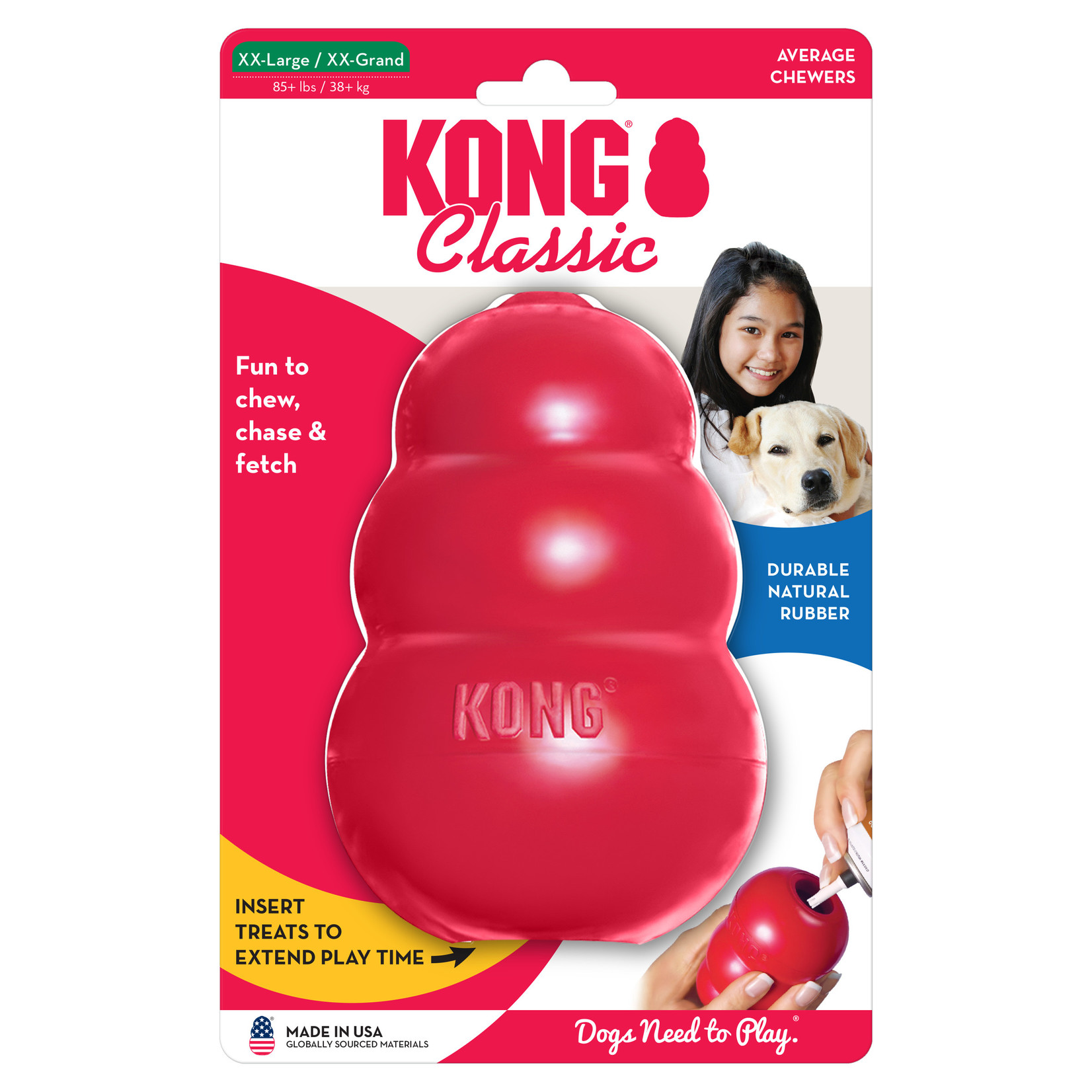 Kong Kong Dog Classic Red