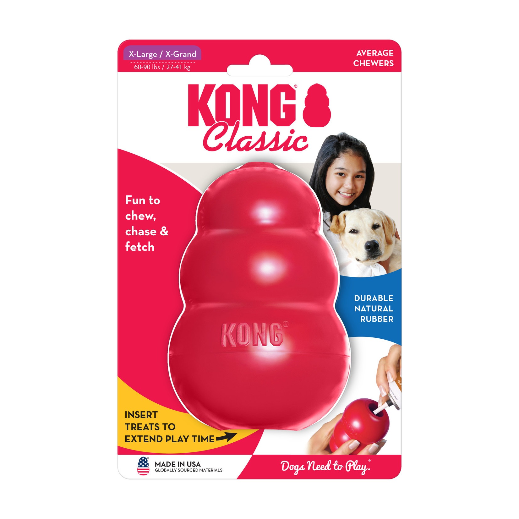 Kong Kong Dog Classic Red
