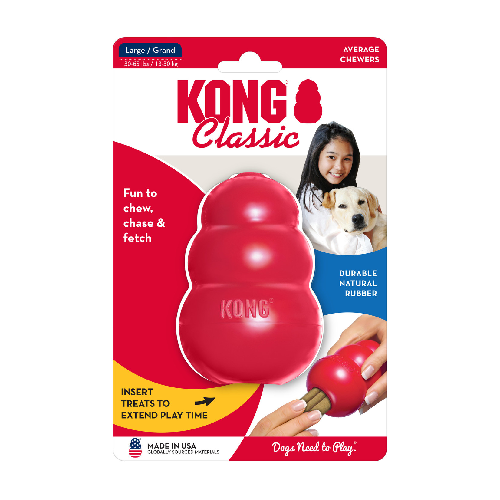Kong Kong Dog Classic Red