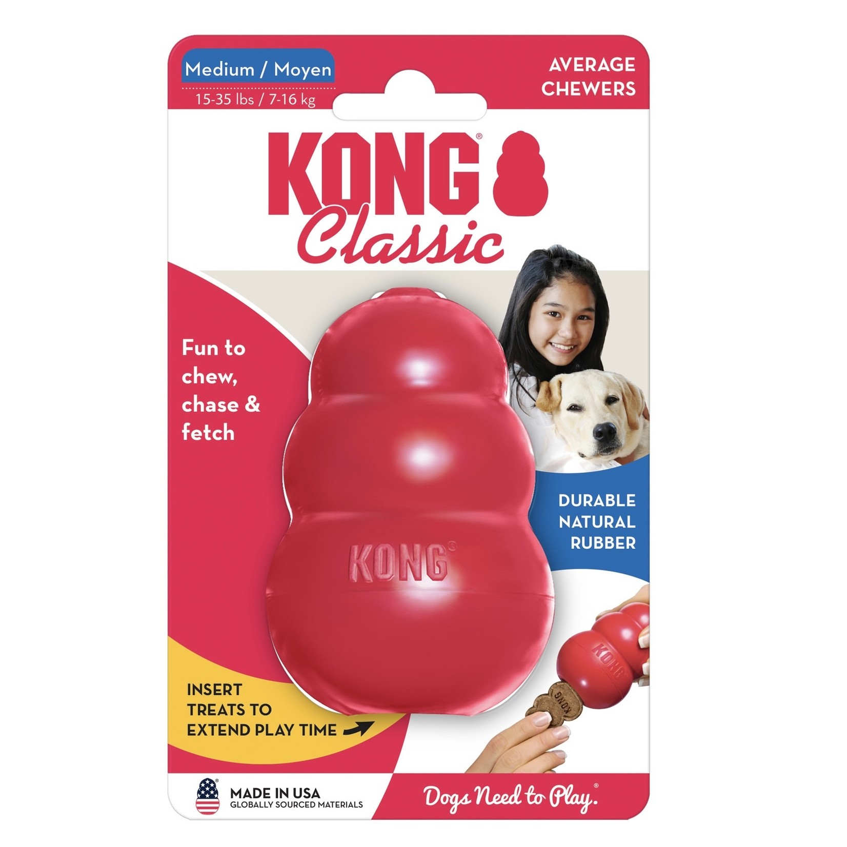 Kong Kong Dog Classic Red