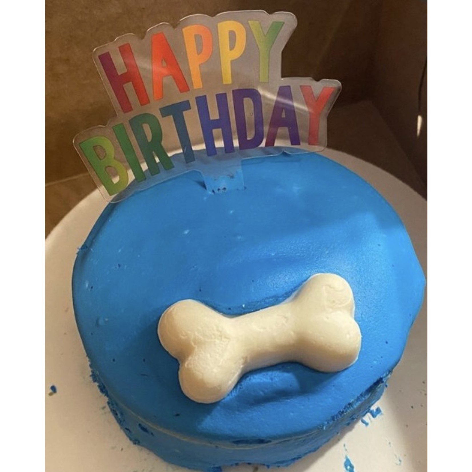 Bakery Birthday WOOF Signature Personal Cake