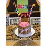 Bakery Birthday WOOF Signature Layer Cake w/Bones