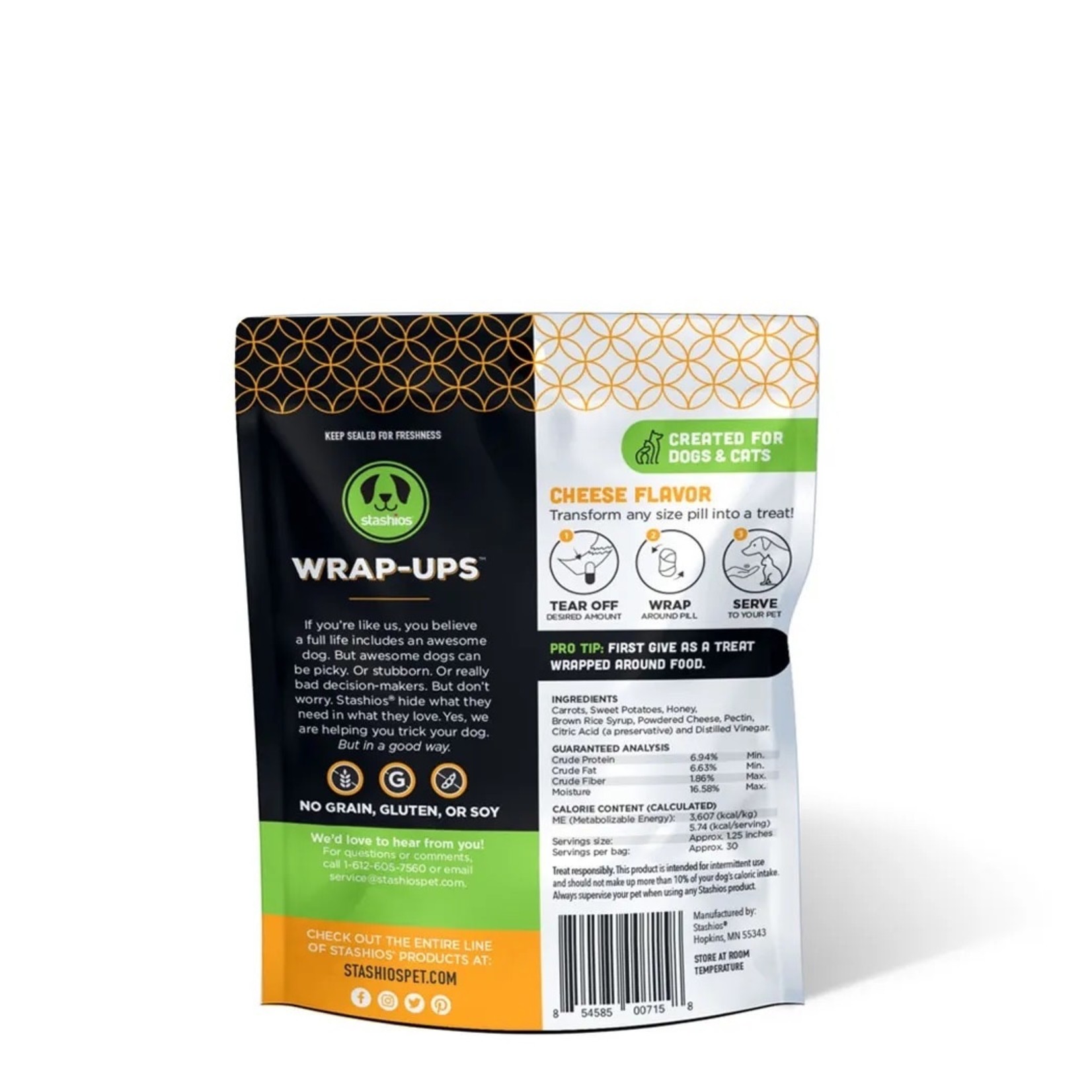 Stashios Wrap-Ups Cheese 2oz