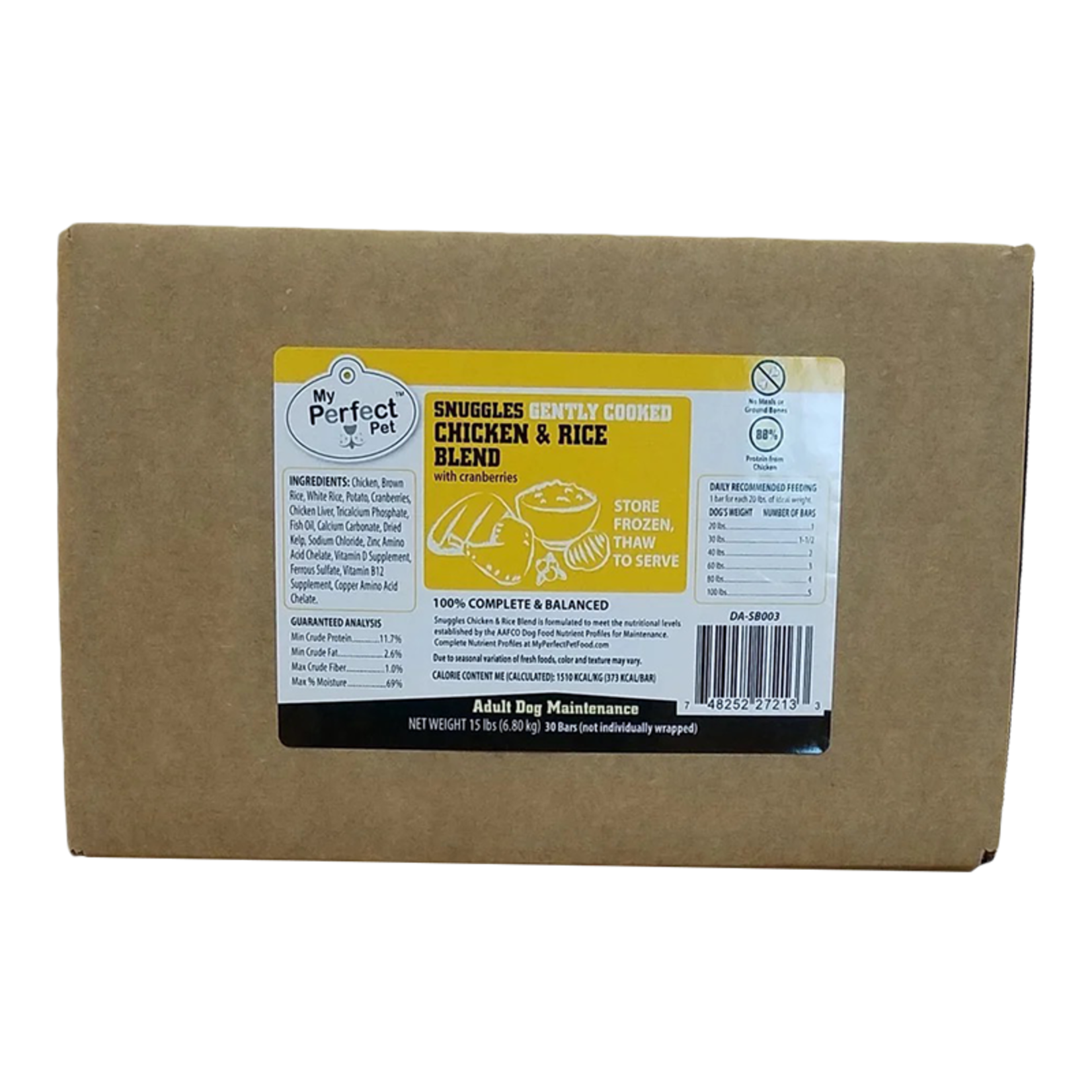 My Perfect Pet My Perfect Pet Dog Snuggles Chicken Rice 15lb