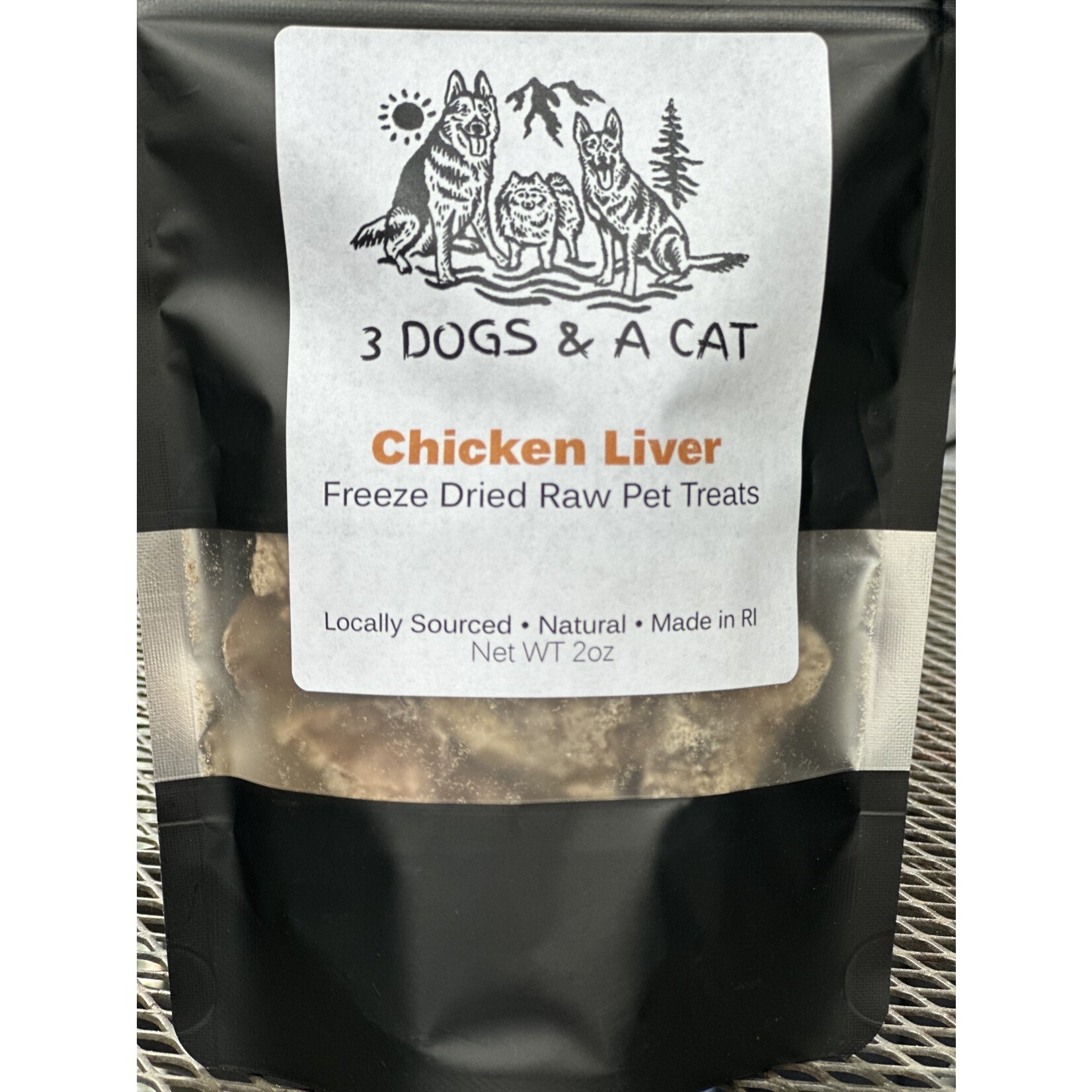3 Dogs & A Cat 3 Dogs & A Cat Chicken Liver 2oz