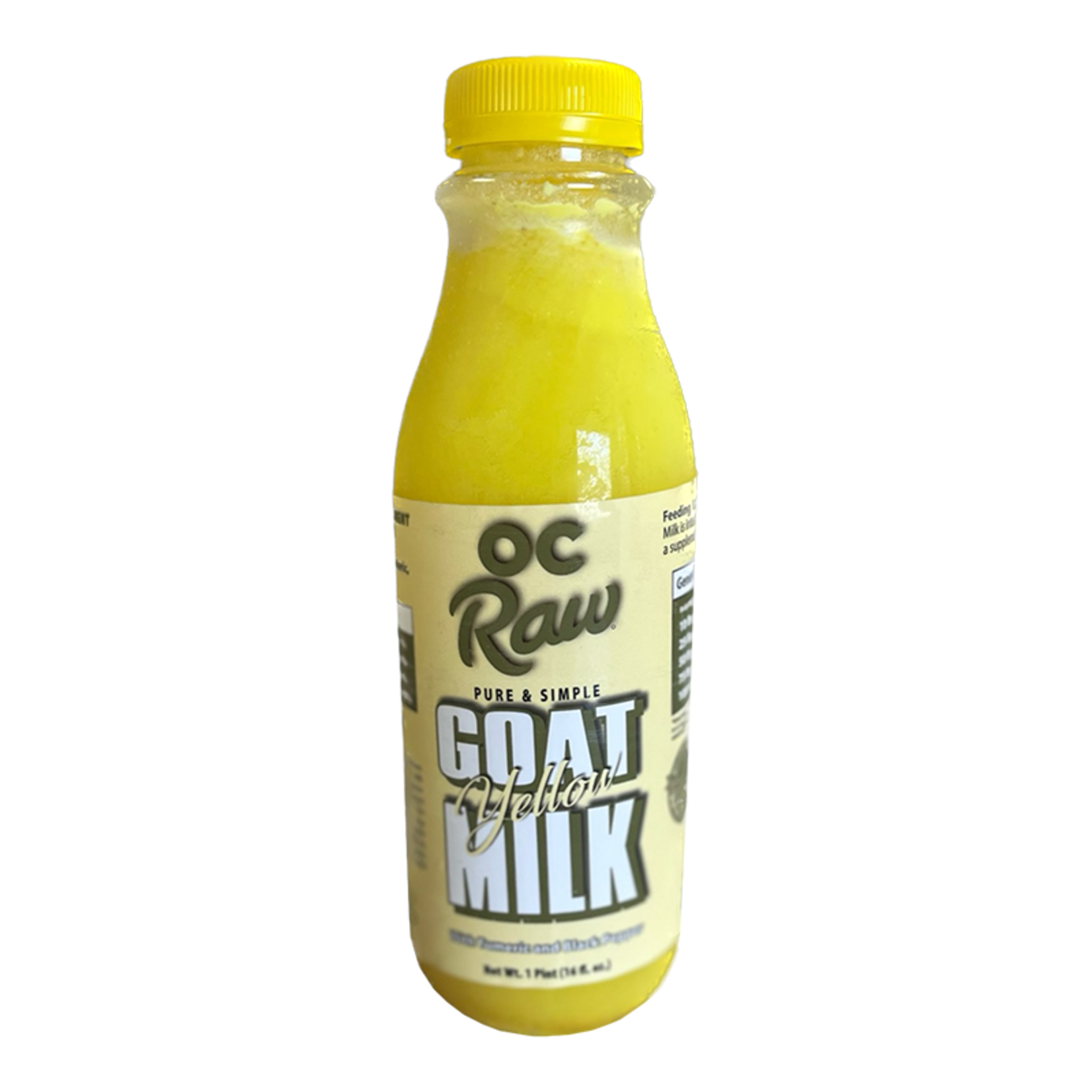 OC Raw OC Raw Goat Milk Yellow 16oz (pint)