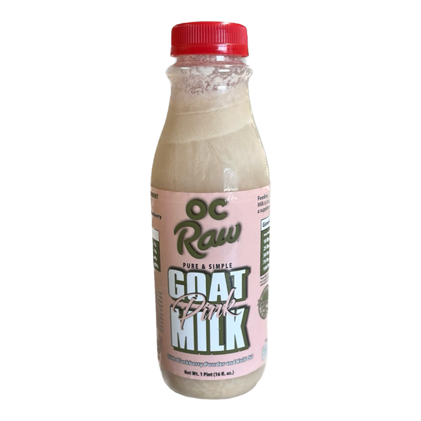 OC Raw OC Raw Goat Milk Pink 16oz (pint)