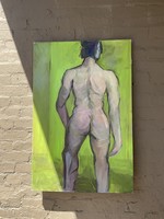GOODWOOD Nude, Green Background