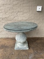 GOODWOOD Zinc Clad Pedestal Table