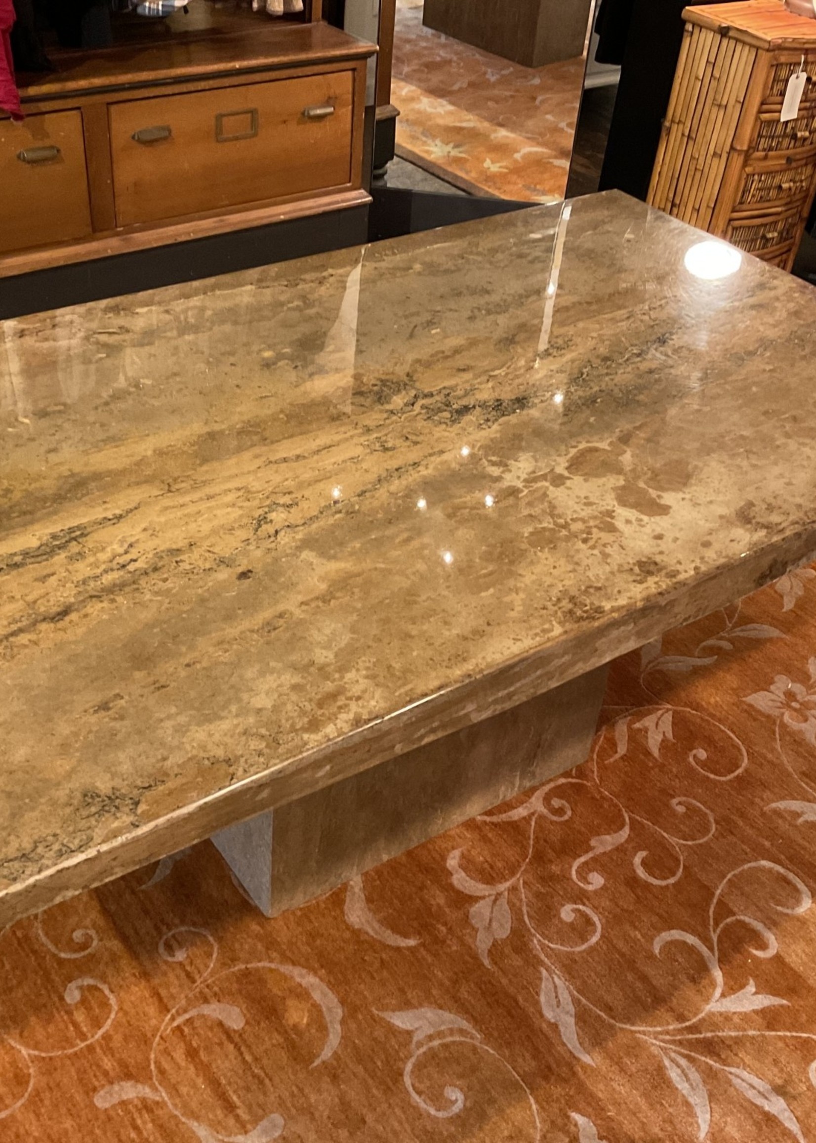 GOODWOOD Travertine Dining Table