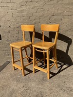 GOODWOOD Pair of Bentwood Counter Stools