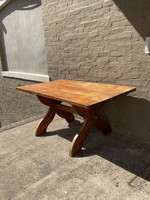 GOODWOOD Vintage Pine Trestle Table