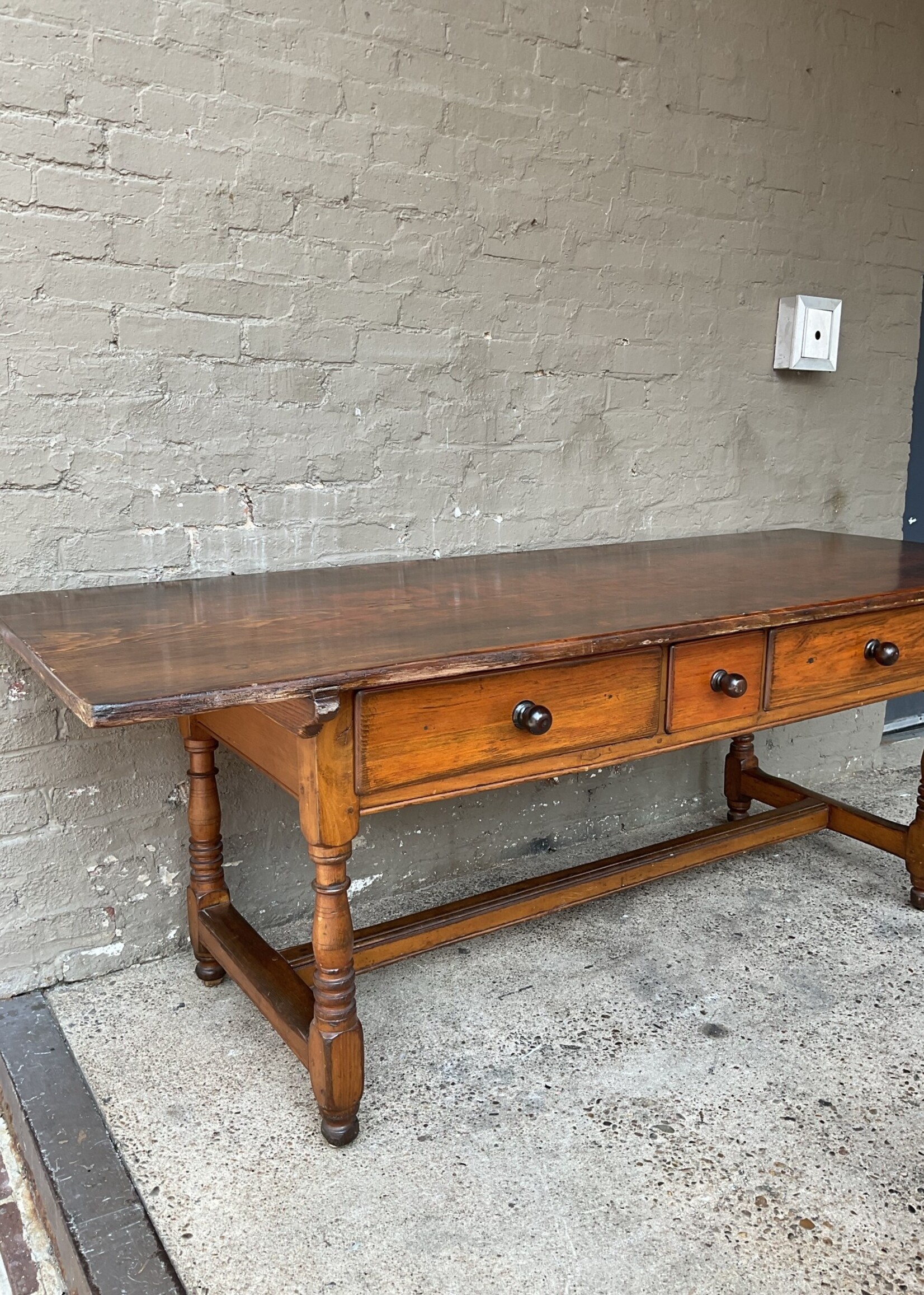 GOODWOOD Antique Pine Harvest Table