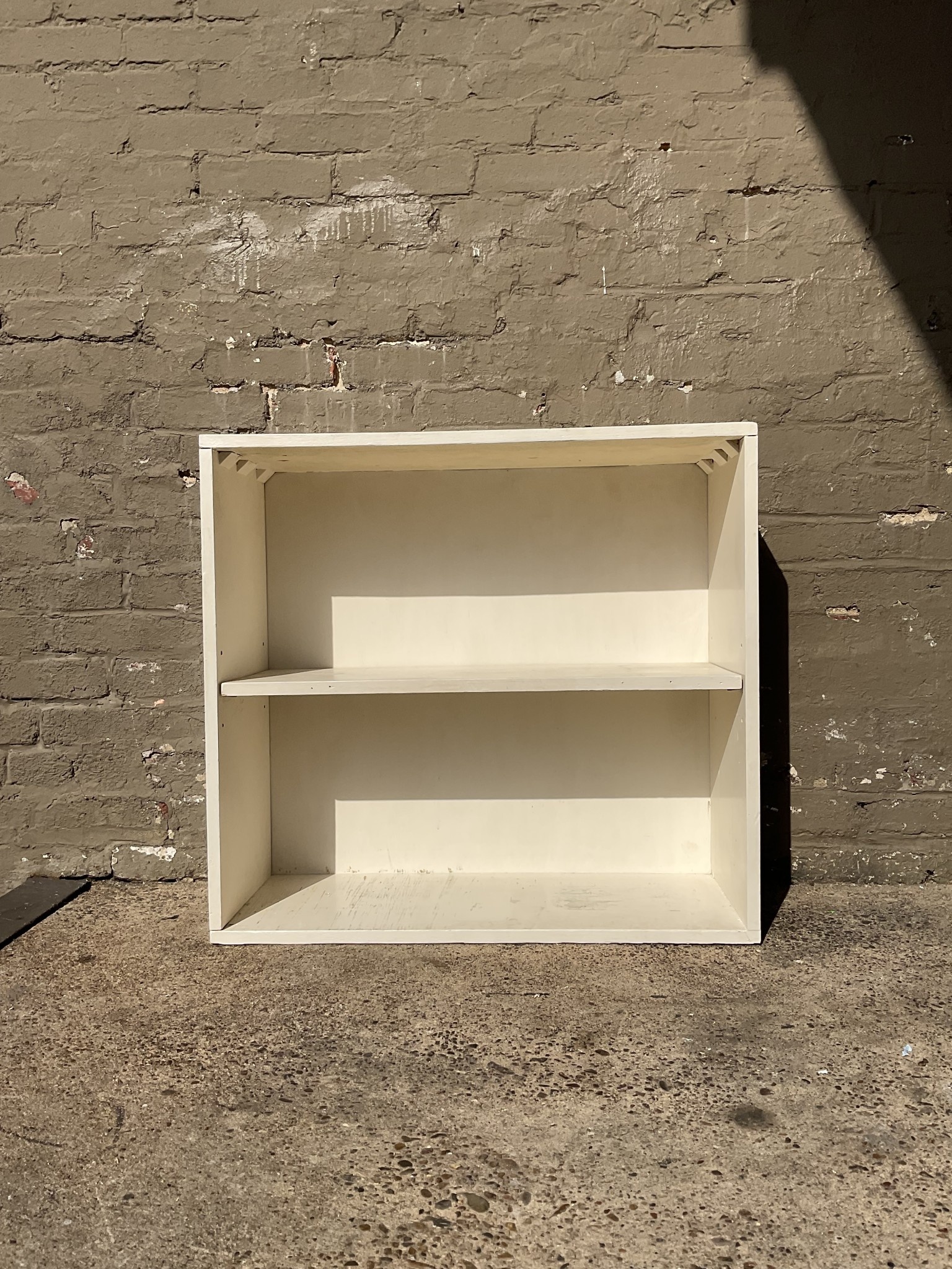 White Painted Low Bookcase GoodWood