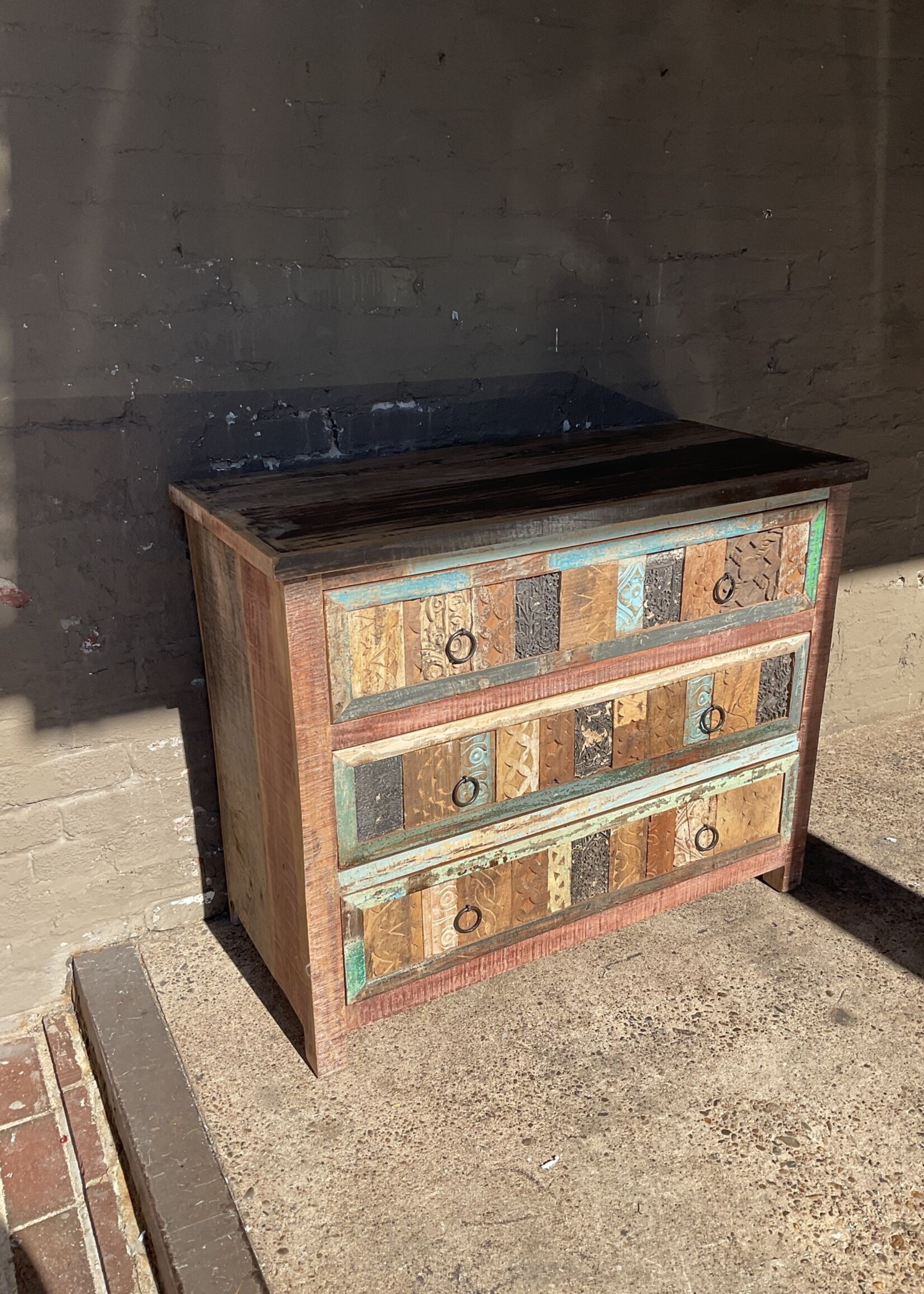 Painted Mango Wood Dresser GoodWood