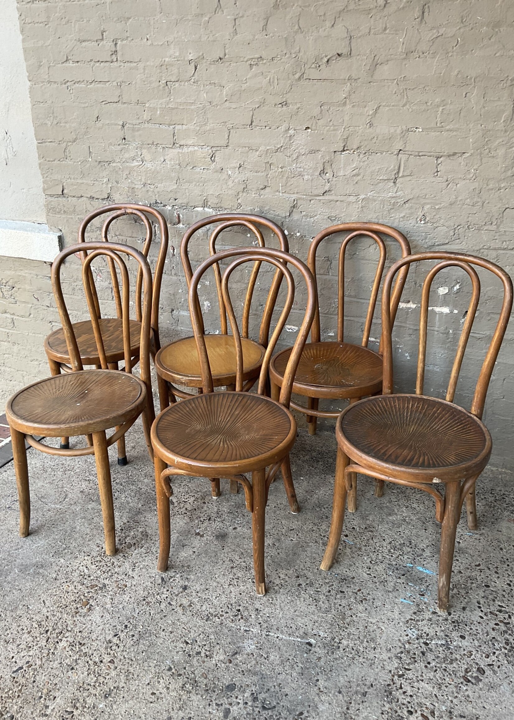 GOODWOOD Set of 6 Bentwood Chairs, Some Repairs