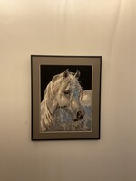 GOODWOOD Horse Needlepoint, No Glass