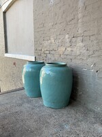 GOODWOOD Art Pottery Turquoise Urn