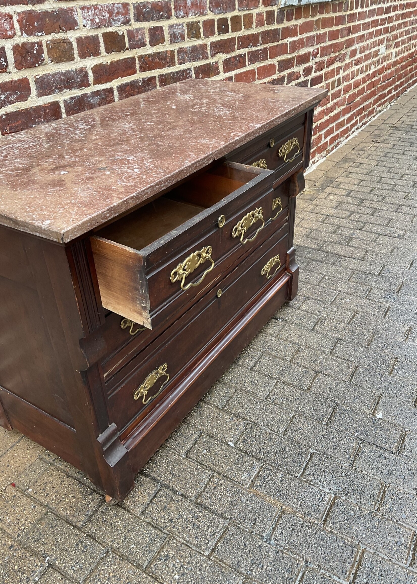 GOODWOOD Victorian Marble Top Dresser