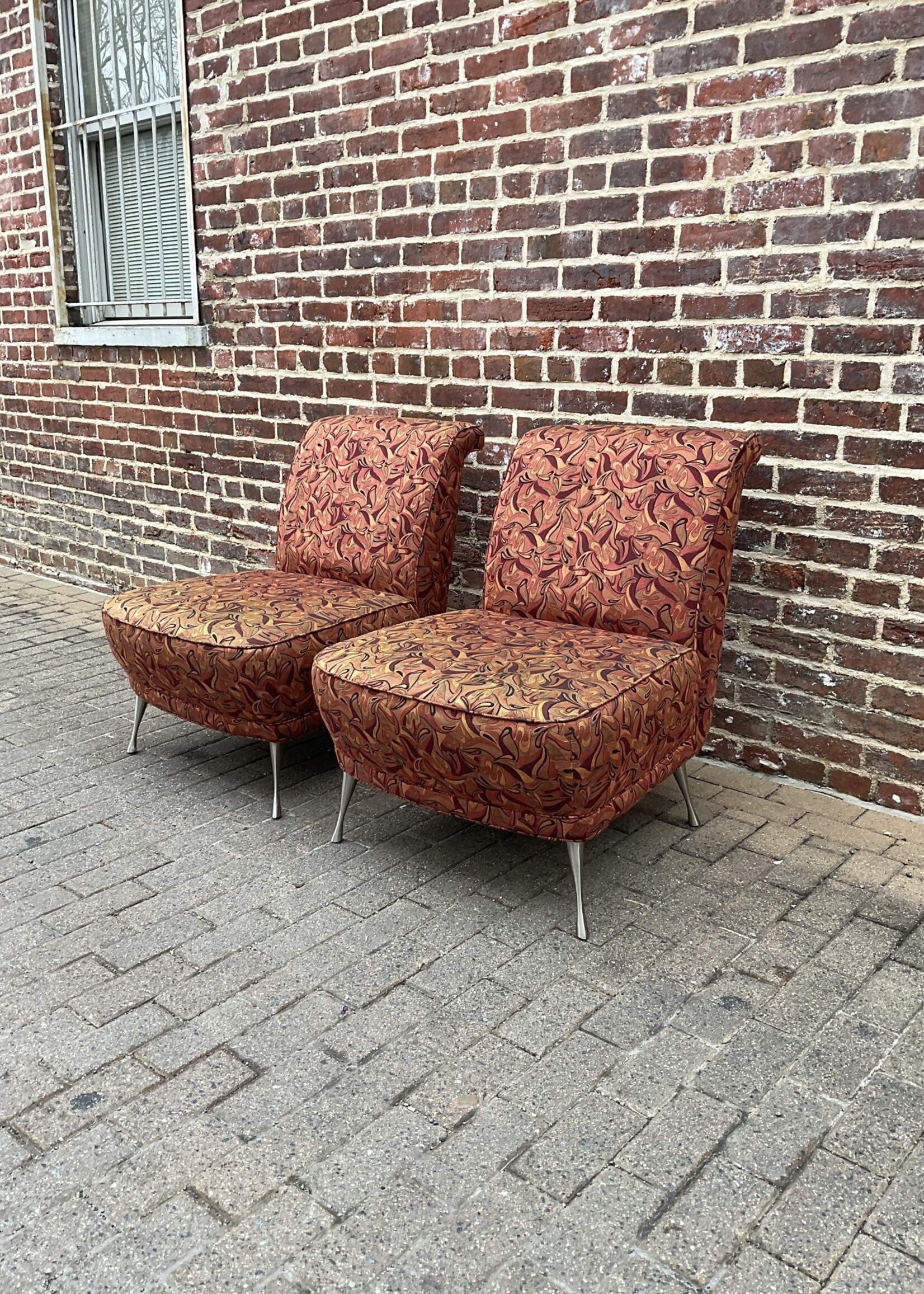 GOODWOOD Pair of Slipper Chairs, North Carolina