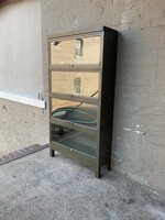 GOODWOOD Green Metal Barrister Bookcase