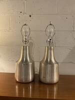 GOODWOOD Pair of Crate & Barrel Metal Lamps