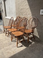 GOODWOOD Set of 6 Oak Windsor Chairs