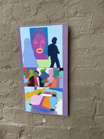 GOODWOOD Oil on Paper, Mounted on Board