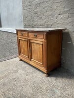 GOODWOOD English Marble Top Oak Chest