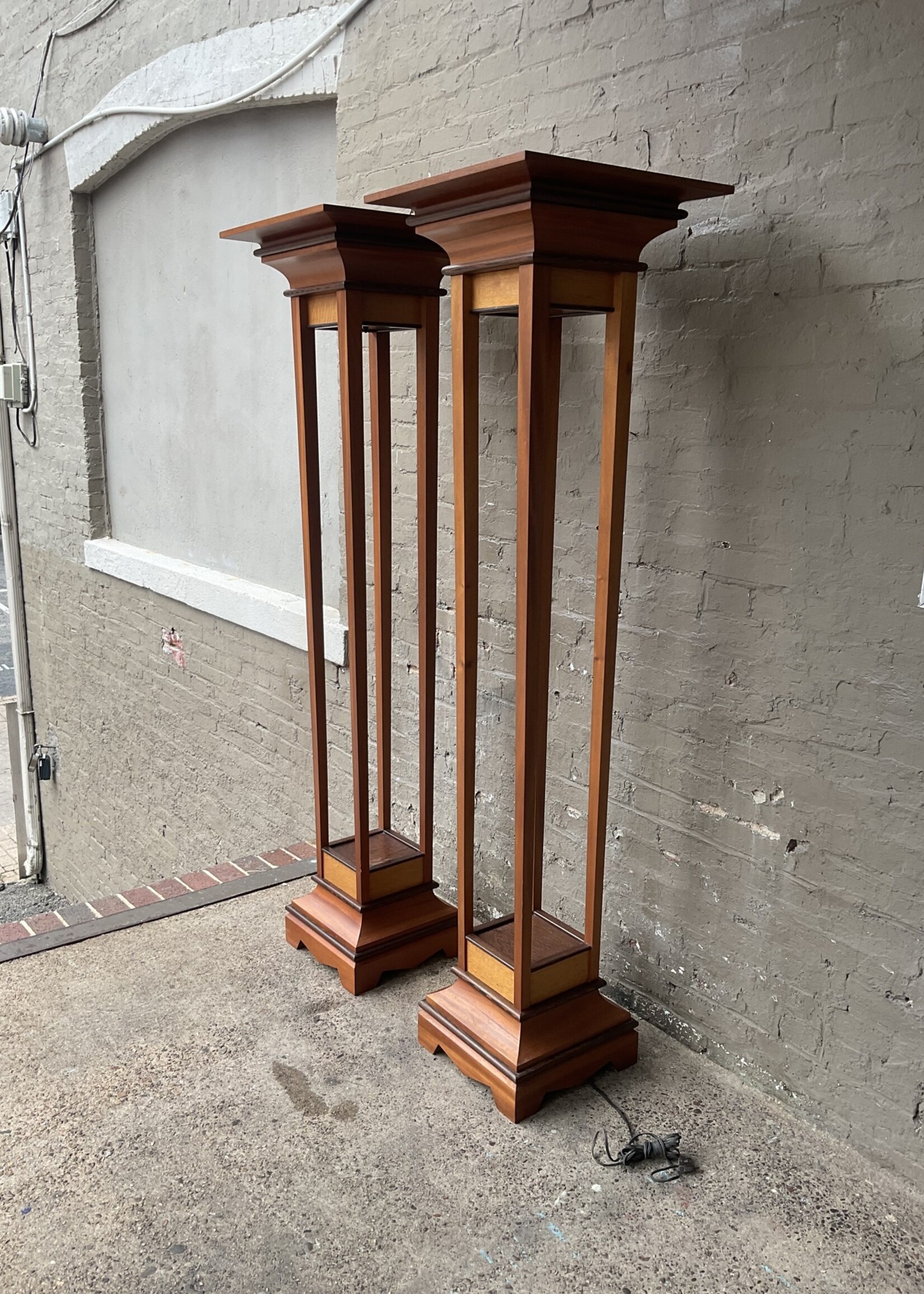GOODWOOD Custom Mixed Wood Torchiere