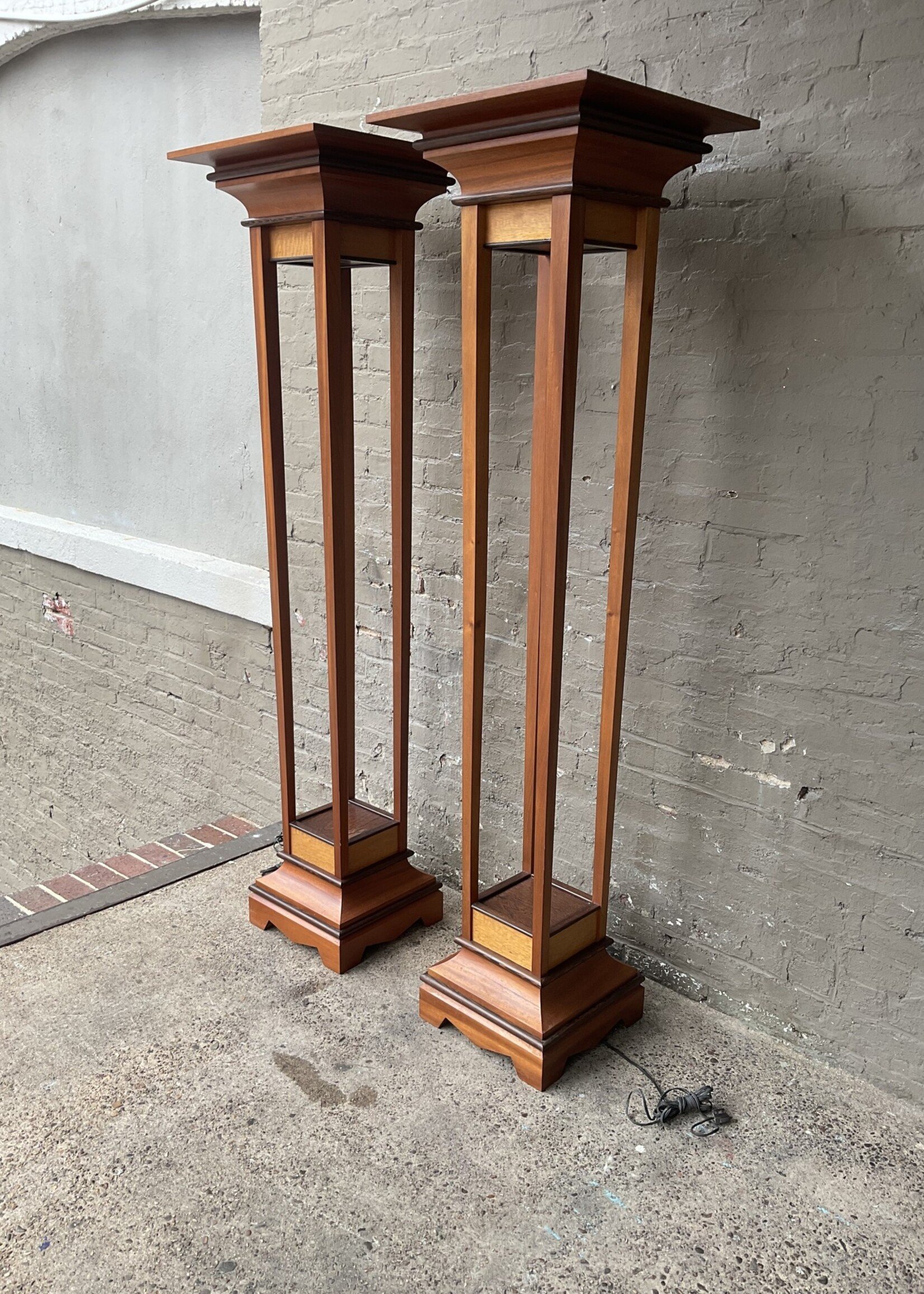 GOODWOOD Custom Mixed Wood Torchiere