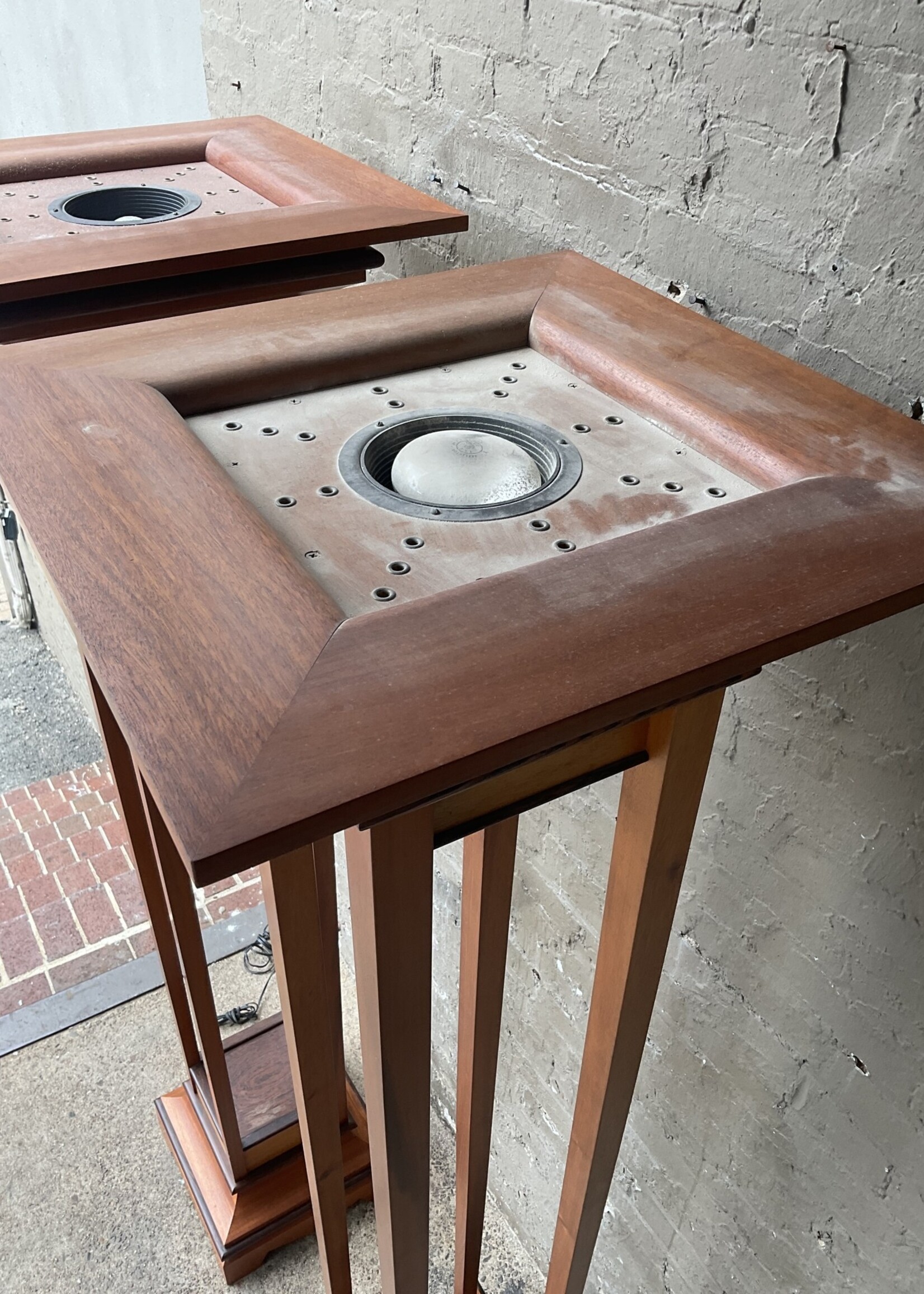 GOODWOOD Custom Mixed Wood Torchiere