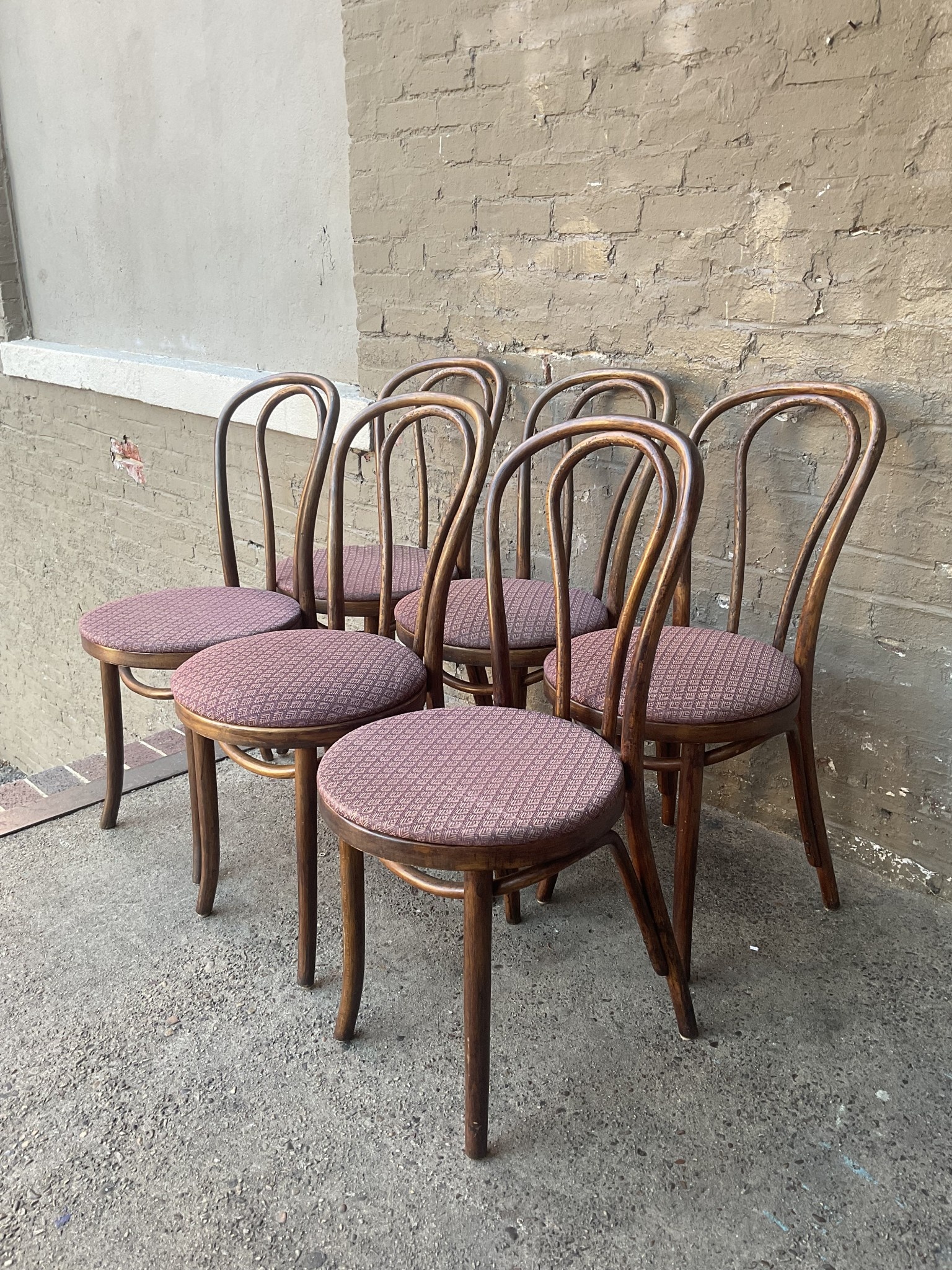 Set of 6 Bentwood Bistro Chairs GoodWood