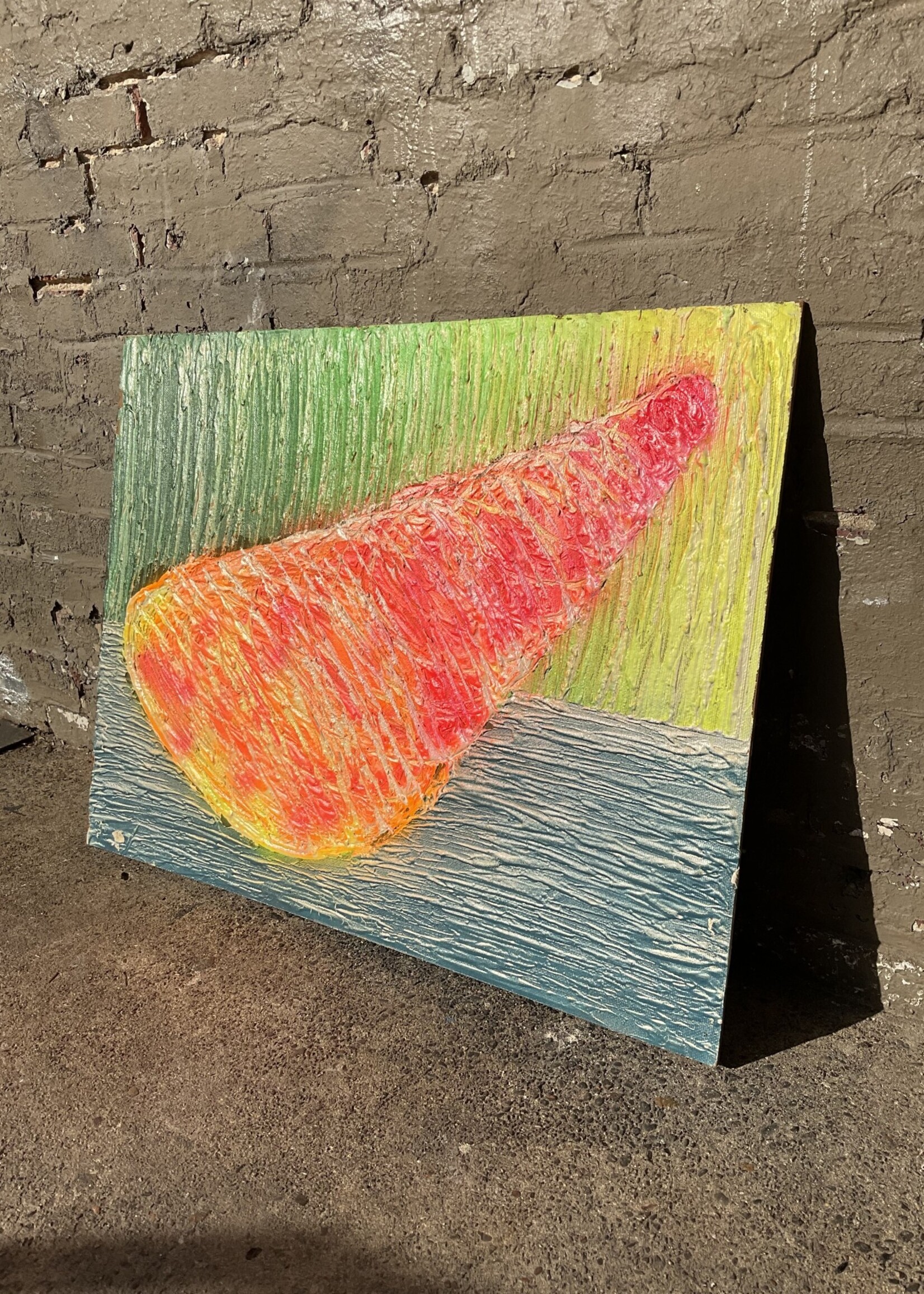 GOODWOOD Abstract Impasto Painting on Board