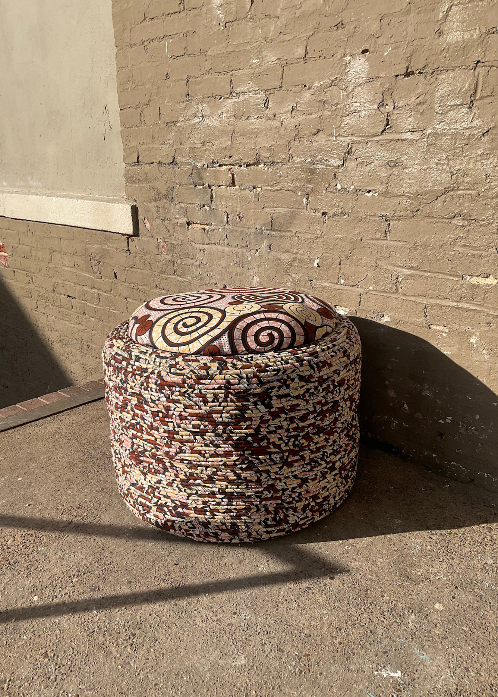 GOODWOOD African Footstool, Recycled Tires