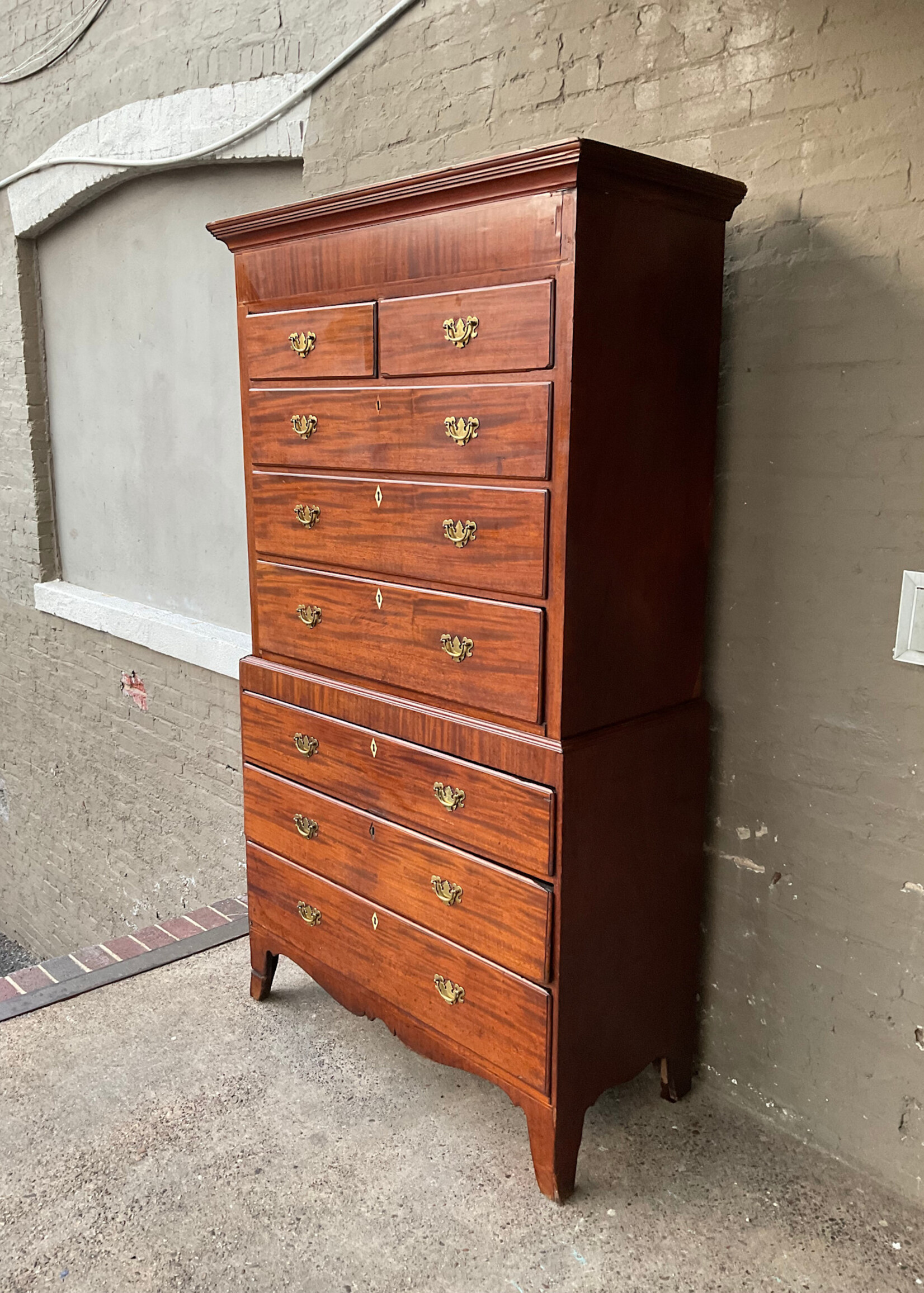 GOODWOOD English Walnut George II Chest