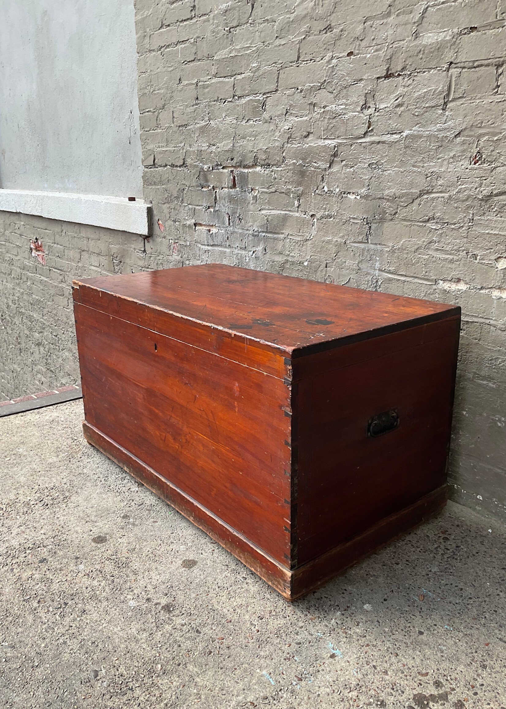 GOODWOOD Antique Wood Trunk