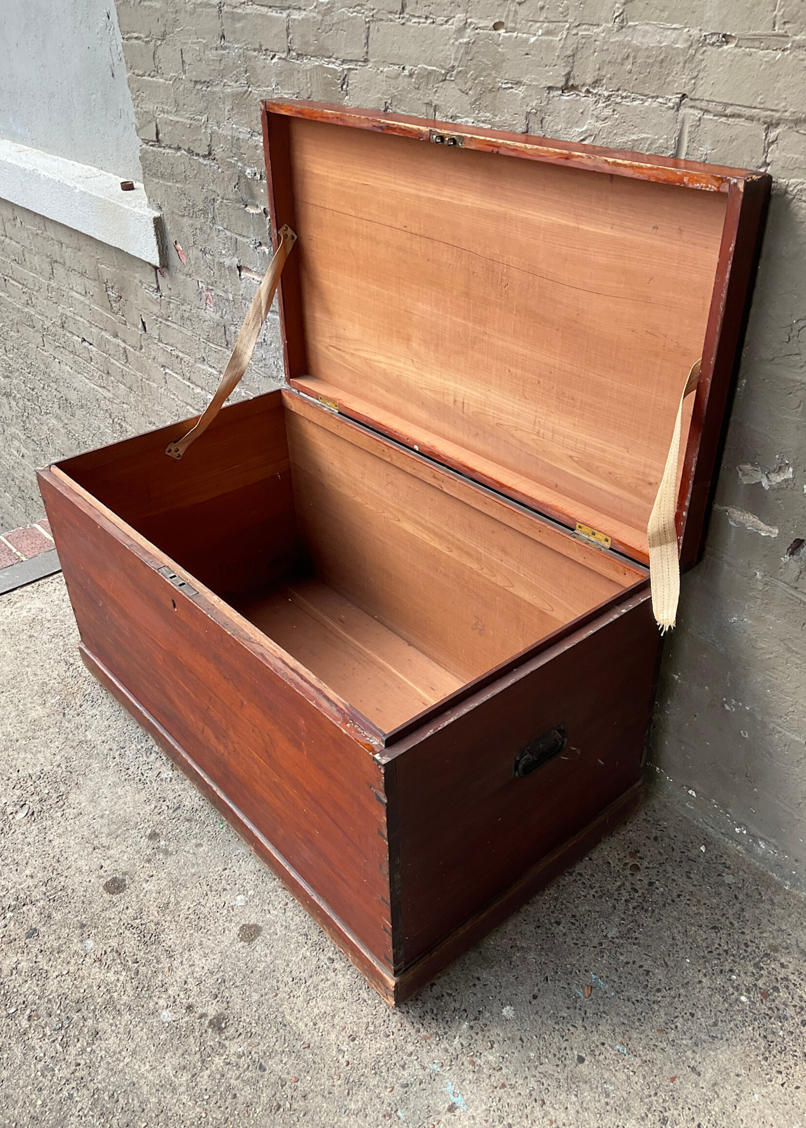 GOODWOOD Antique Wood Trunk